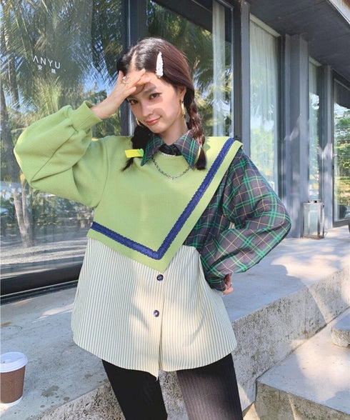 Half Layered Blouse